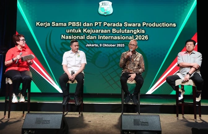 PBSI dan Perada Swara Productions Jalin Kerja Sama untuk Gelar Kejuaraan Bulu Tangkis Internasional dan Nasional 2026